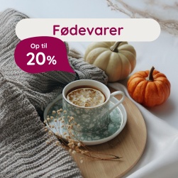 Fdevarer - Op til 20 %